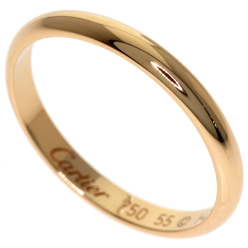 Cartier Wedding Ring #55, 18K Pink Gold, Women's.